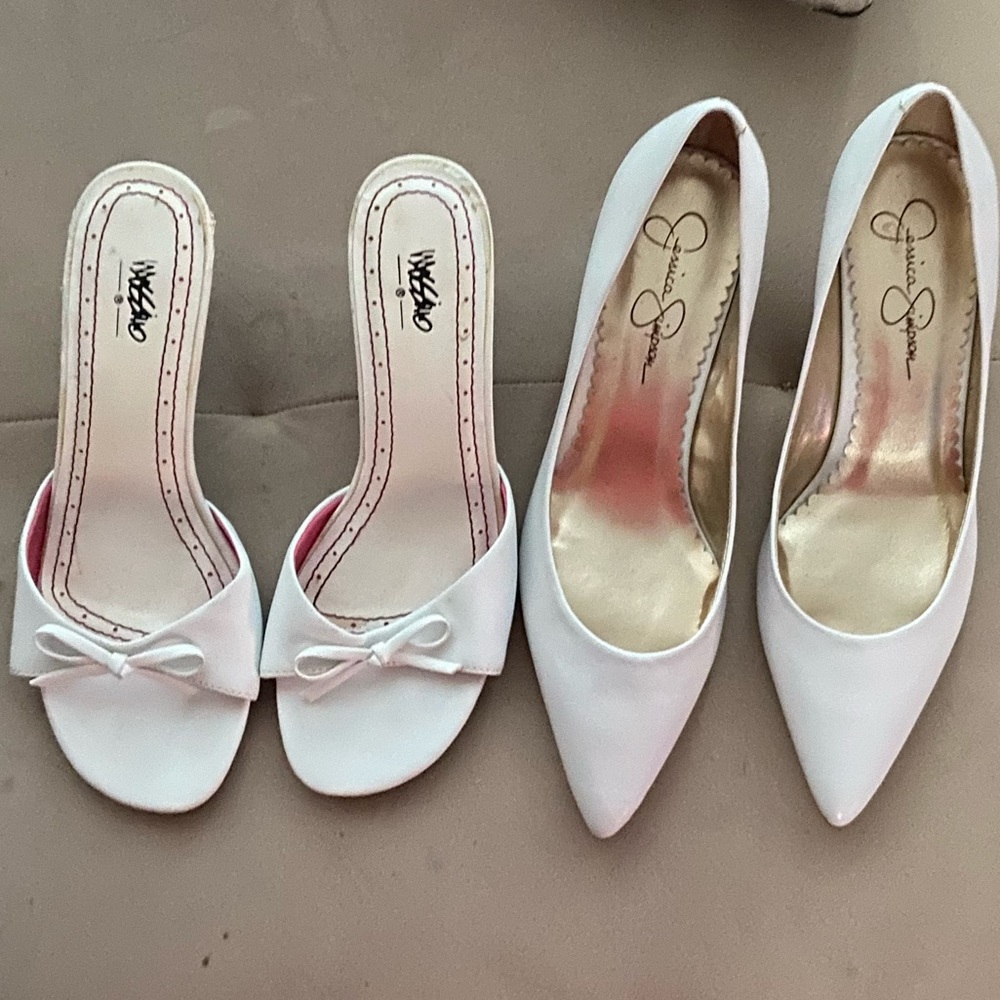 Used Jessica Simpson and Mossimo heels